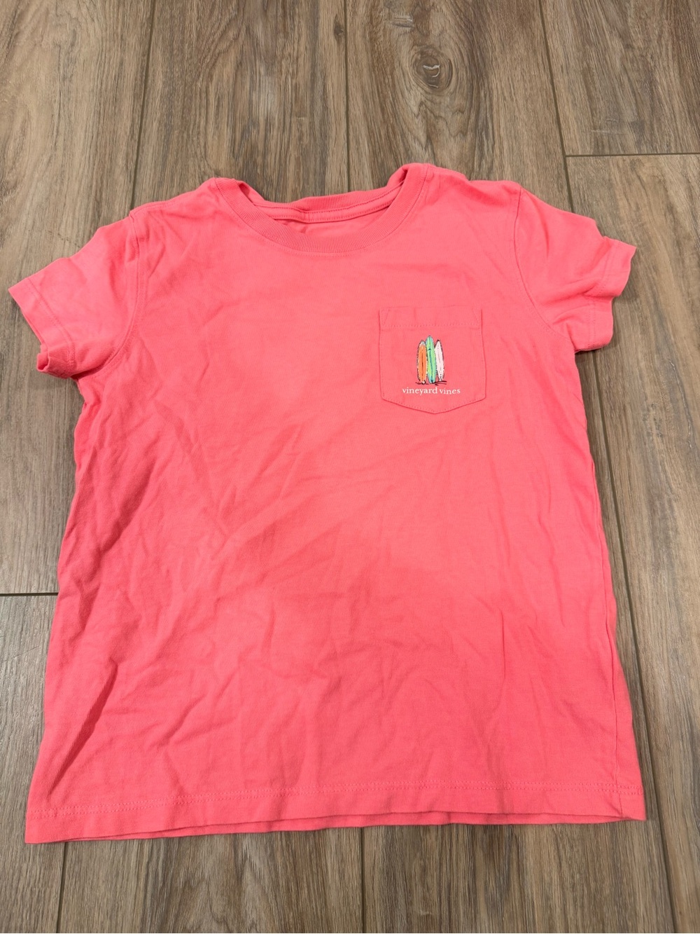 Vineyard Vines Pink Short Sleeve Pocket Tee